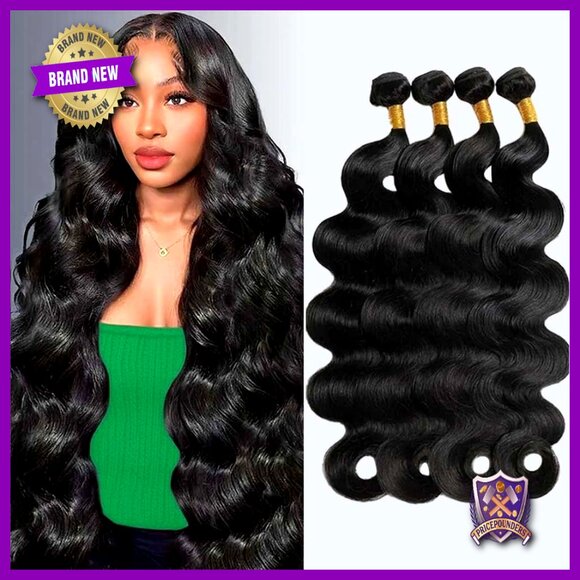 Body Wave Human Hair Extensions 16-22 Inch Brazilian Bundles Soft main image 5
